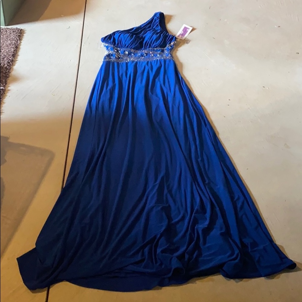 Hailey Logan Blue Gown